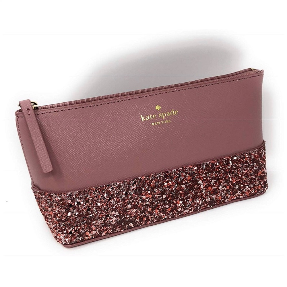 NWT Kate Spade dustypeony cosmetic bag dustypeony - Picture 3 of 8